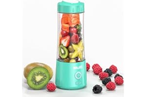 Mulli Portable Blender,USB Rechargeable Personal Mixer for Smoothie and Shakes, Mini Blender with Six Blades for Baby Food,Tr