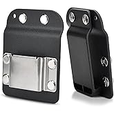 Healvaluefit DrillCatcher, Drill Holder for Tool Belt, Up to 2" Belt, Quick Response Low-Profile Drill Clip, Compatible with Impact Driver, Nailer