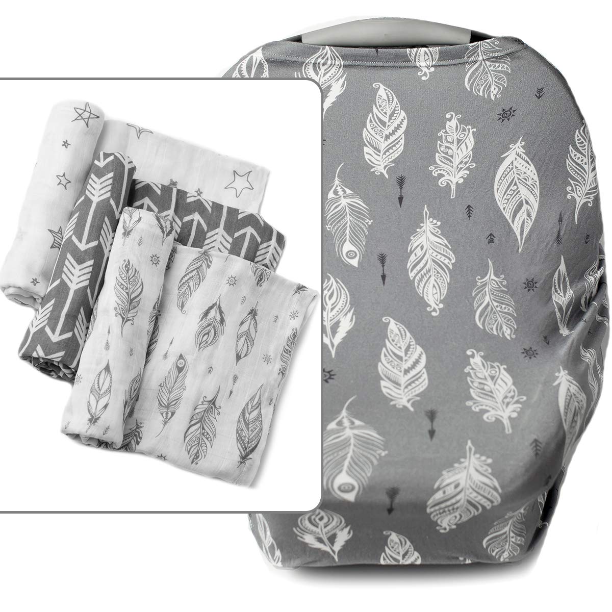 muslin stroller cover