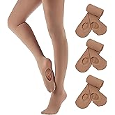 Dancing Kitty 3 Pairs Ballet Dance Tights -toddler Girl Women