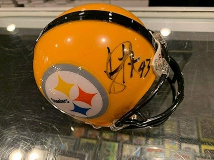 troy polamalu signed football