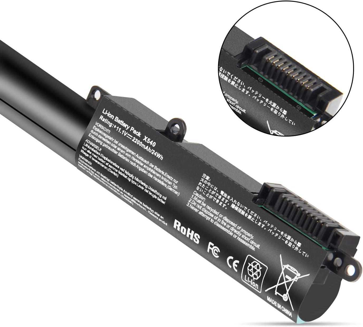 ARyee X540 Battery Compatible with Asus A31N1519 X540 X540LA X540LJ X540SA X540SC X540YA Series (2200mAh 11.1V) - Image 3