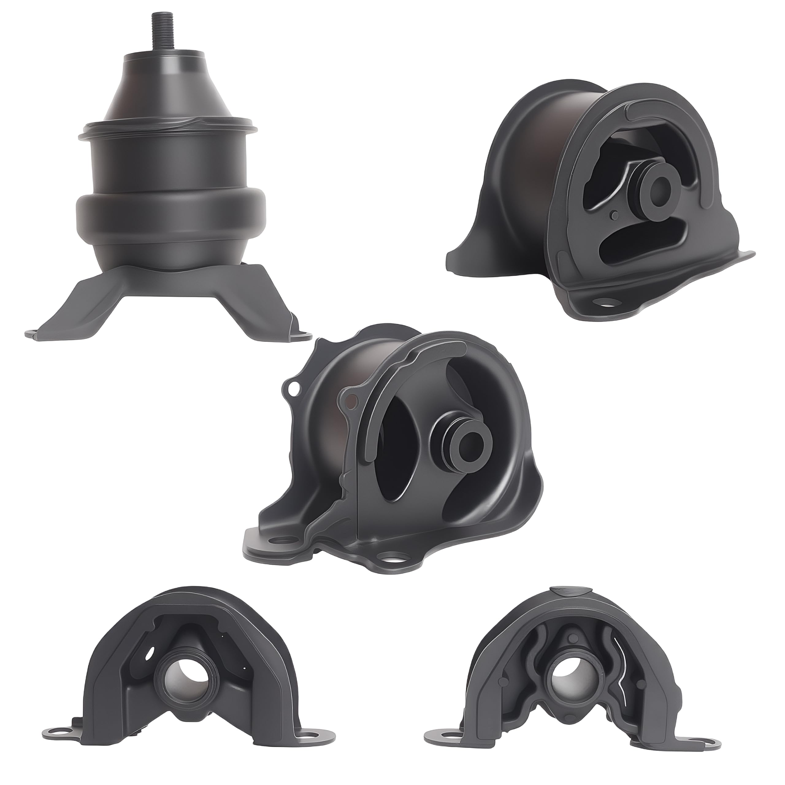 Photo 1 of JAVOUKA 5 PCS Engine Motor and Transmission Bracket Kits Compatible with Honda CR-V L4 2.0L 1997 1998 1999 2000 2001, Auto Motor Engine & Trans Mount Sets Replace OE# A6502 A6506 A6520 A6526 A6585
