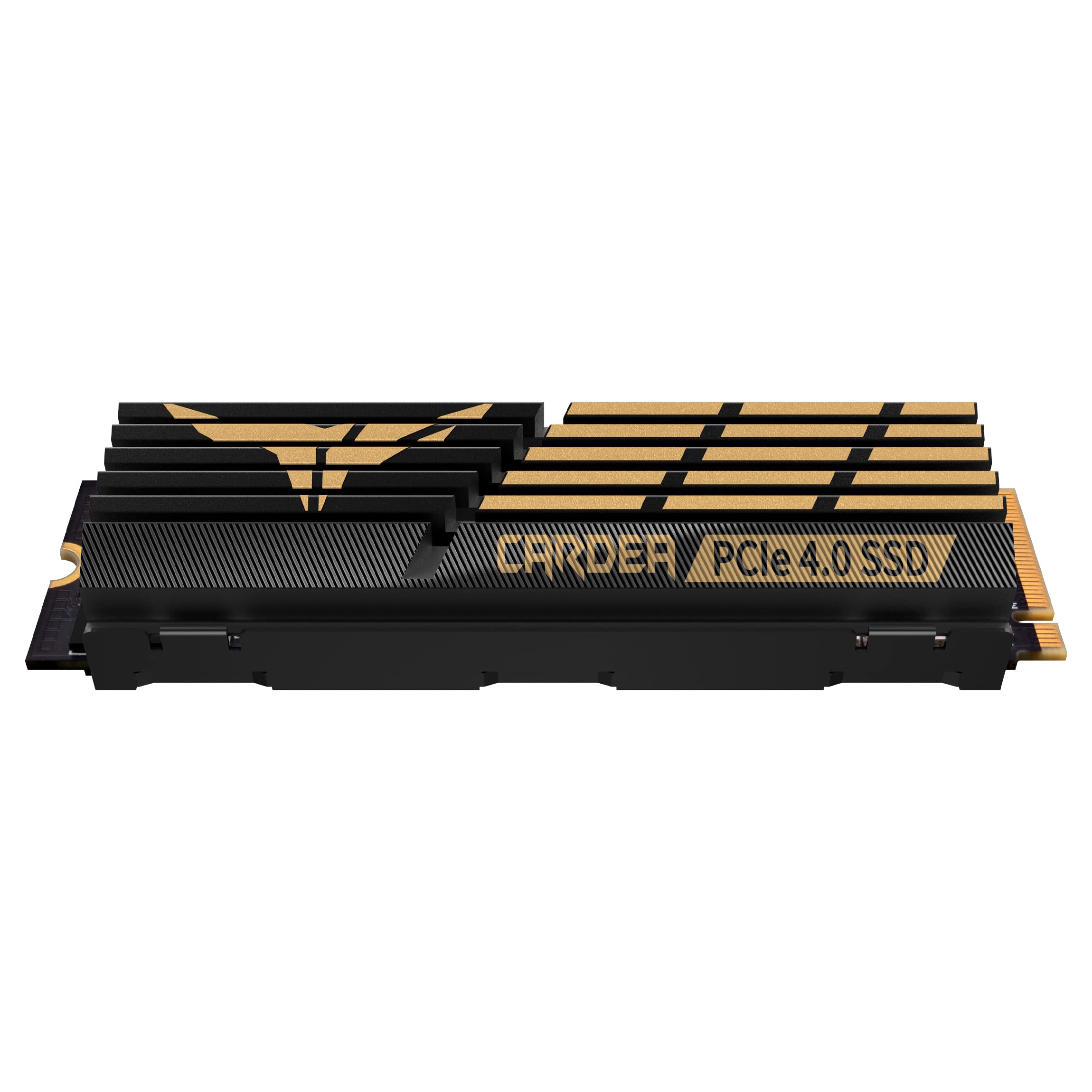 TEAMGROUP T-FORCE A440 Aluminum Heatsink 2TB DRAM SLC Cache 3D NAND TLC NVMe PCIe Gen4x4 M.2 2280 Internal SSD R/W 7000/6900 MB/s TM8FPZ002T0C327