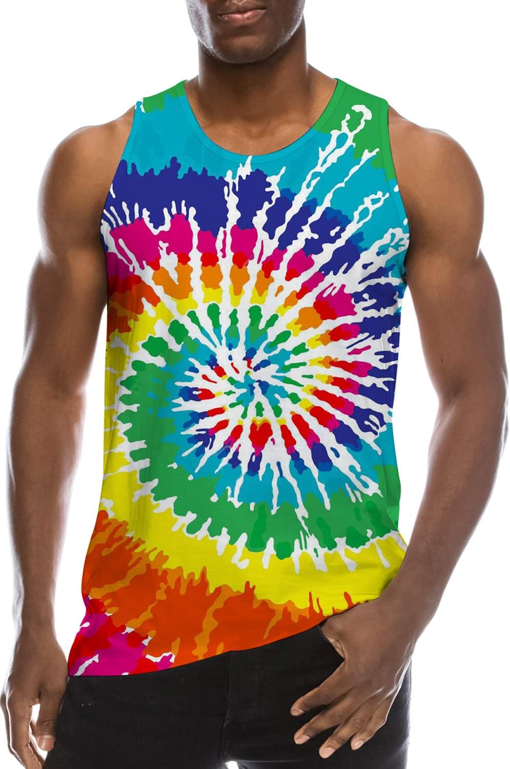 Ahegao Men's Tops Tank 3D Printed Undershirt Funny Jersey Ringer Casual Summer Sleeveless Shirts