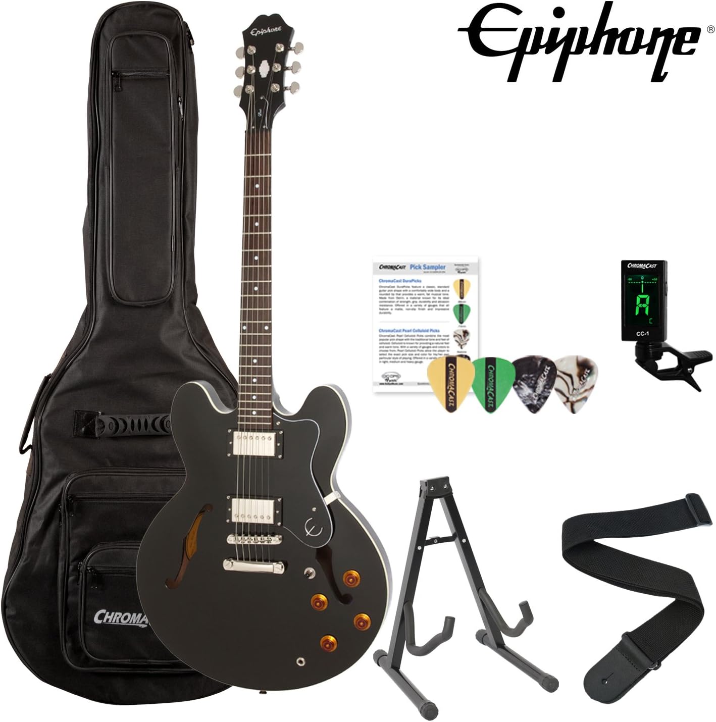 Epiphone ES-335 Dot Archtop guitarra eléctrica Kit con ...