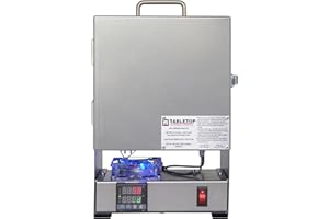 TABLETOP FURNACE COMPANY Melting Furnace RapidFire Programmable Tabletop Kiln Melter Jewelry Gold Silver PMC Metal Clay Enamel Bead Making Ceramic Firing