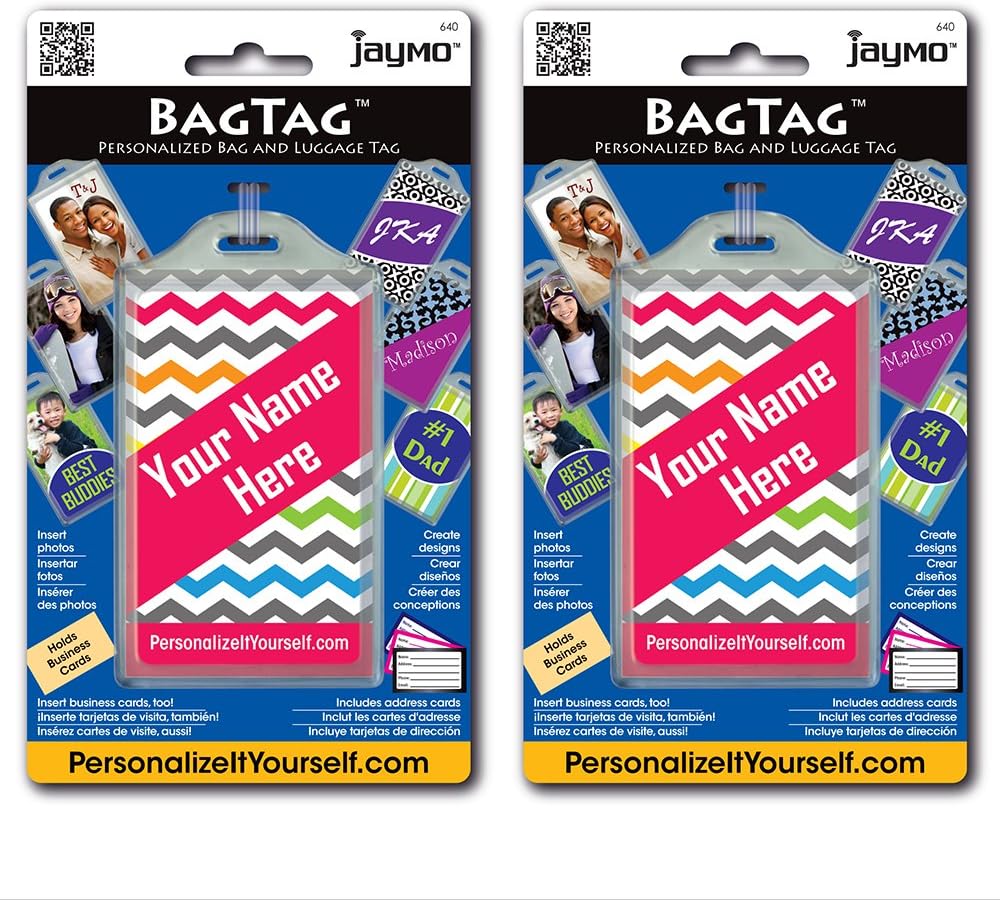 BagTag, DIY Personalized Luggage Tag ID, Create Your own Custom Inserts and Print at Home - Image 4