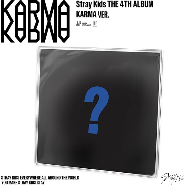 Stray Kids KARMA 4th Album COMPACT Version Envelope+CD+Trading