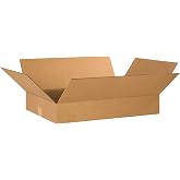 BOX USA 30x20x6 Flat Corrugated Boxes, Flat, 30L X 20W X-780630