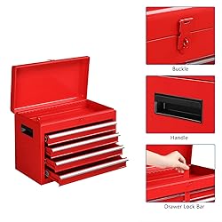 TUFFIOM 5-Drawer Rolling Tool Chest, Tool Storage
