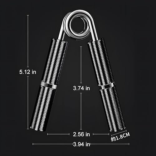 YZLSPORTS Metal Black Heavy Hand Grip and Wrist Strengthener