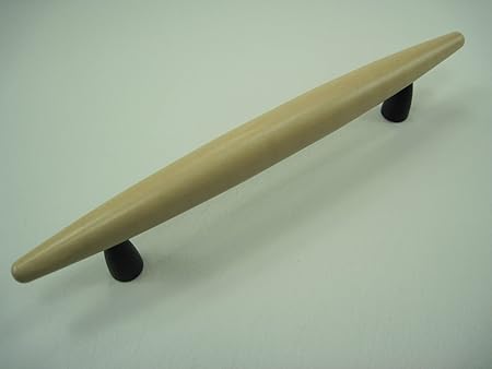 Wooden Handle Kitchen Cabinet Door Drawer Locker Pull Handles