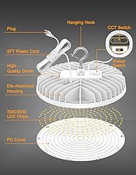 OPENLUX High Bay LED Lights UL DLC Listed