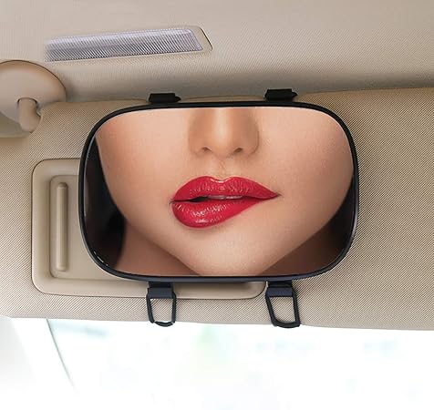 Amazon Kewayo 車用化粧ミラー 車内化粧ミラー メイクアップミラー カーミラー サンバイザー ミラー 化粧ミラー バニティミラー 化粧鏡自動車用品 補助ミラー 車 バイク