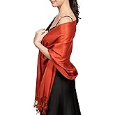 Achillea Soft Silky Pashmina Scarf for Women – Shawl Wrap for Evening Dresses, Bridesmaids, Weddings & Everyday Wear