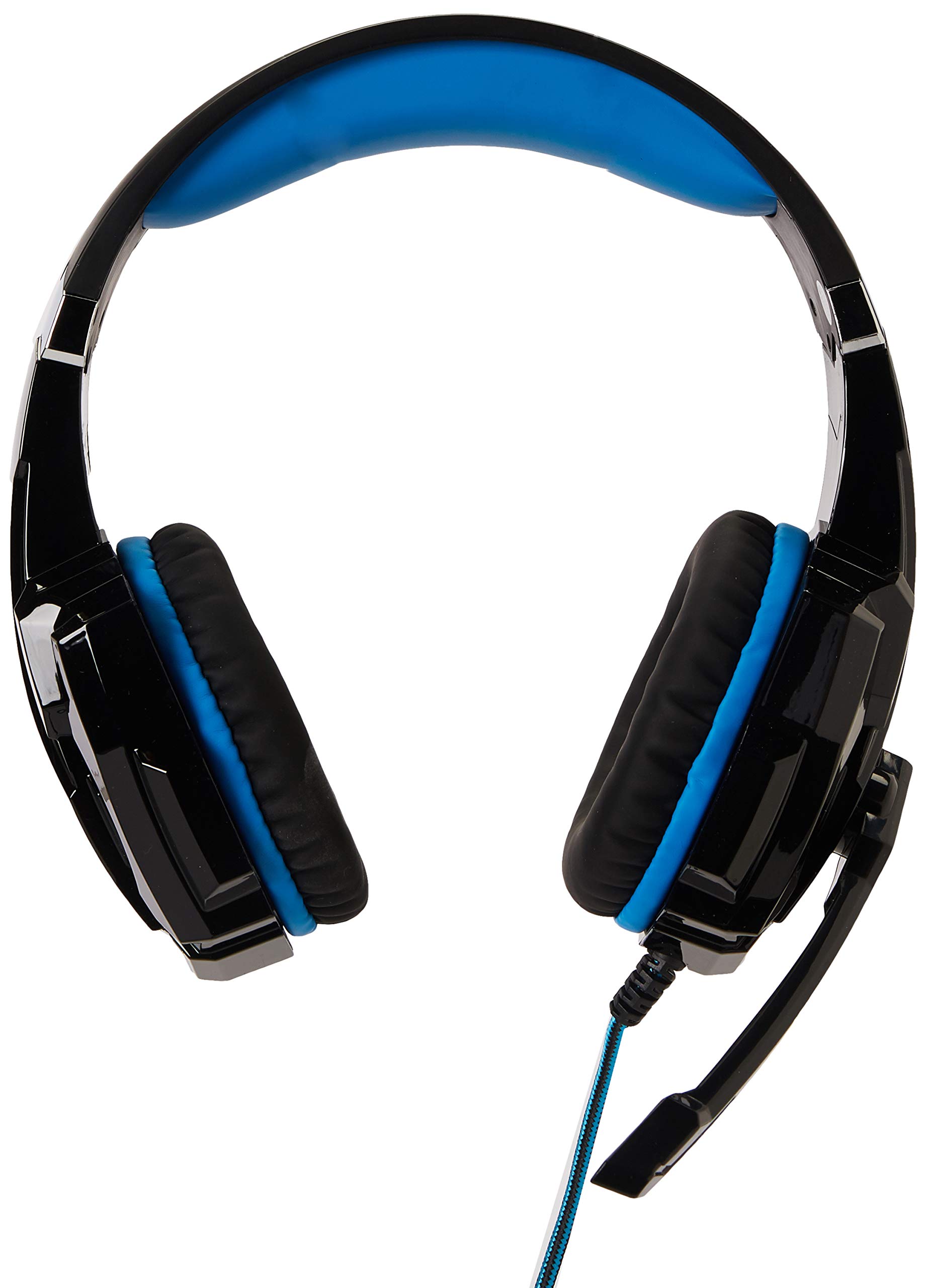 Kotion Each G9000 Over Ear Gaming Headphones with Mic and LED (Black/Blue) Compatible with PC, iPad, iPhone, Tablets, Mobile Phones