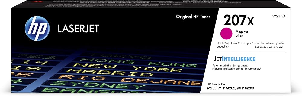 HP W2213X 207X Magenta High Yield Original LaserJet Toner Cartridge