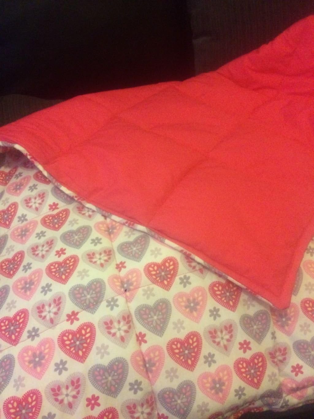 Autism, ADHD, Sleep Disorders Anxiety Hearts weighted blanket 4 - 8Ib