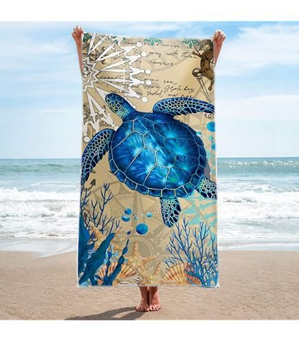VANZEV Eagle In Flight Beach Towel - Sand-Free Microfiber, Quick Dry, 31"x51" For Pool, Beach, Bath