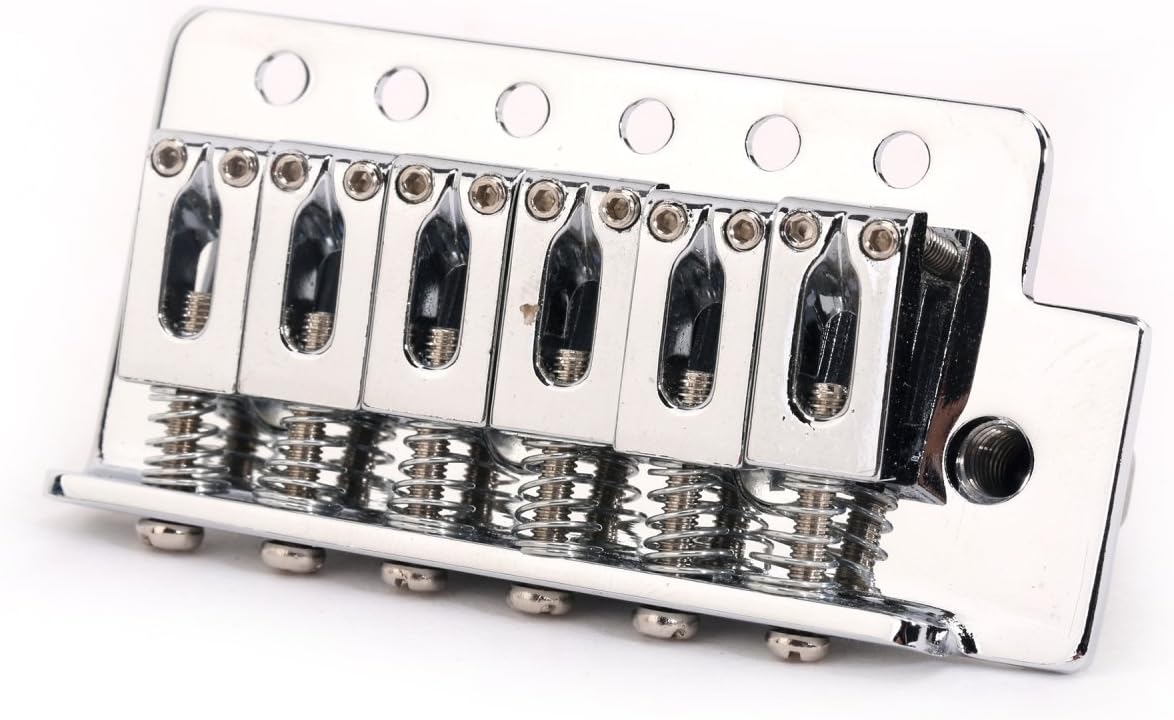 Musiclily 52.5mm Tremolo Bridge for Strat Electric Guitar Replacement,Chrome - Image 4