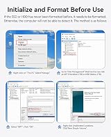 ORICO 40TB 4 Bay USB 3.0 External HDD SSD Docking Station Cloner Tool-Free view 7