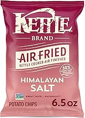 Kettle Brand Potato Chips, Air Fried Himalayan Salt Kettle Chips, 6.5 Oz Bag