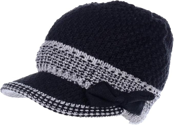 womens beanie hat with visor
