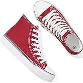 yageyan Womens High Top Canvas Sneakers Lace up Fashion Shoes for Women Casual Classic