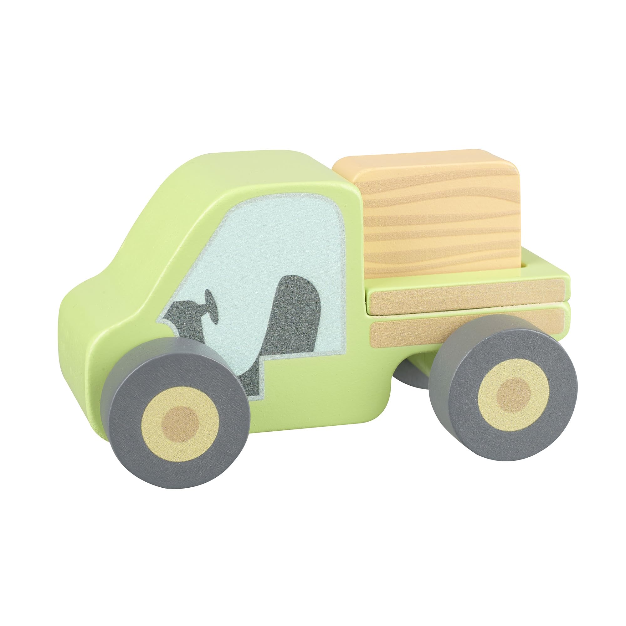 My First Farm Truck Toy Car - Wooden Farm Vehicles, Toy Cars - Wooden Toys 1 Year Old and Toddler Toys - Fun Educational Small World Toys, Early Development & Activity Toys by Orange Tree Toys