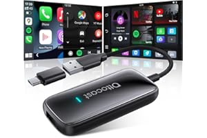 OTTOCAST Play2Video Ultra CarPlay Ai Box & Wireless CarPlay & Android Auto Adapter 3 in 1, Magic Car Video Box Support Netfli