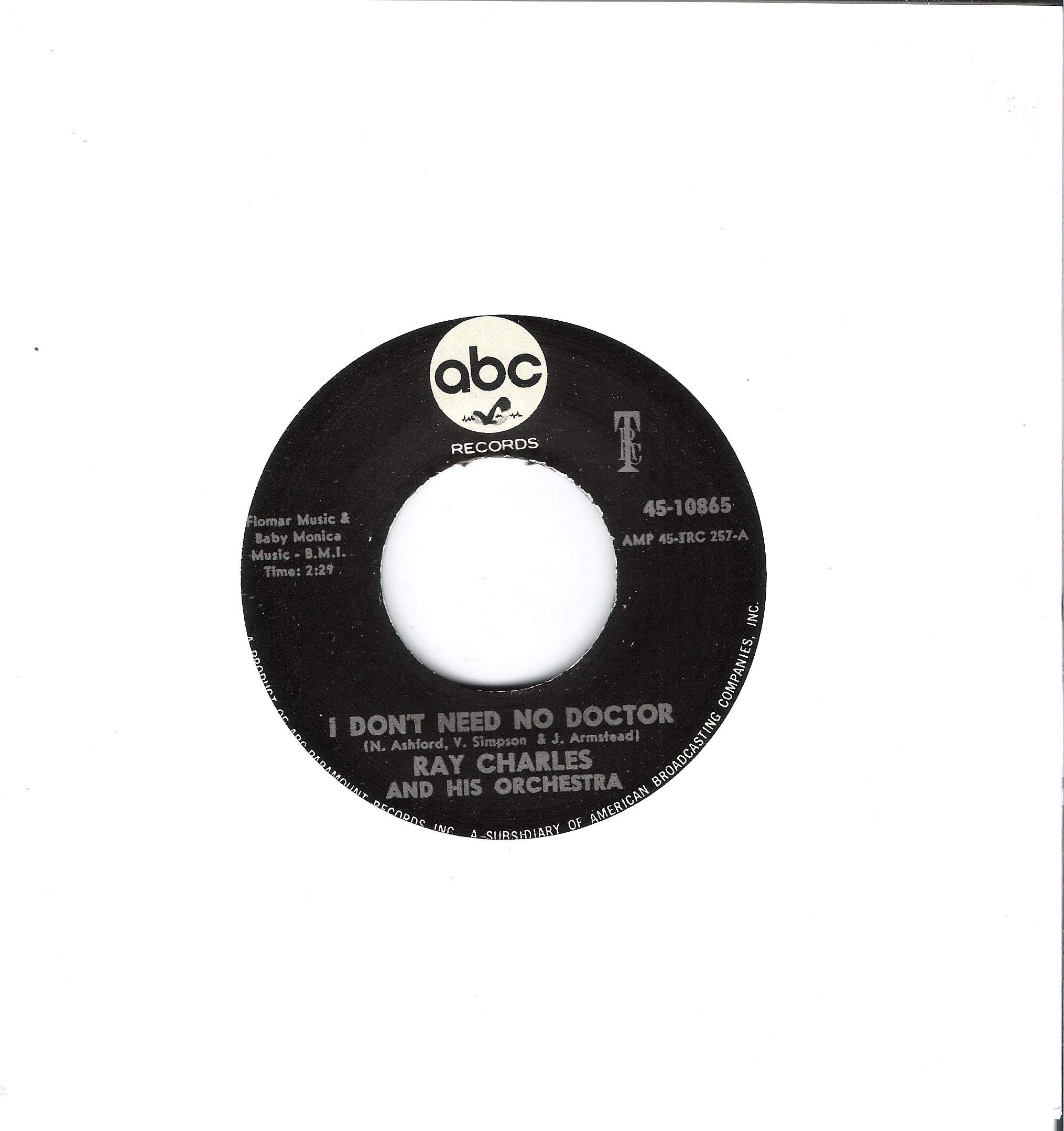 CHARLES, Ray I Don't Need No Doctor/Please Say You're...