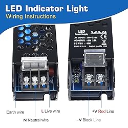 LED Driver 24V 60W 2.5A Slim LED Power Supply, AC