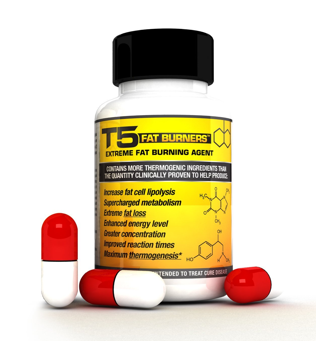 T5 Fat Burners Scientifically Backed Diet / Weight Loss Pills (1 Month Supply) Buy Online in