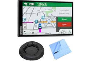 Garmin DriveSmart 61 NA LMT-S Advanced Navigation GPS w/Smart Features Mount Bundle