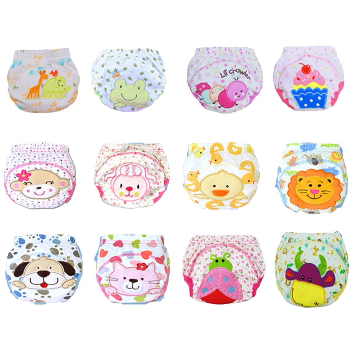 Baby 12 Pcs Baby Boys Girls Toddler Toilet Pee Potty Training Pants