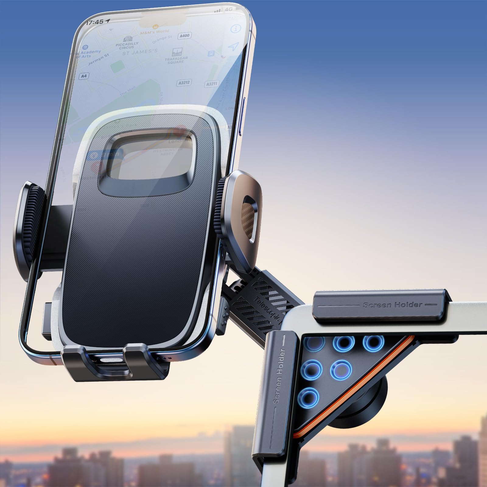 Photo 1 of DICMKY Tesla Phone Mount for Tesla Model Y/3 2026 2025 2024 2023 2022 2021, 360°Swivel Car Accessories for Tesla Screen Clip Phone Holder Stand (for Tesla Model Y(Juniper)/3(Highland)/X/Cybertruck)