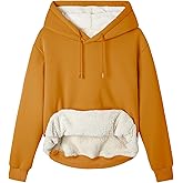 VOHOTO Womens Warm Fleece Hoodie Sherpa Winter Pullover Sweatshirts Long Sleeve Casual Trendy Drawstring Hood with Pockets