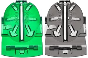 OlibaDu 1 Pack 360° Triple Line Golf Ball Marker，Golf Ball Line Marker Tool，Golf Ball Marker Stencil，Alignment Ball Marker，Golf Accessories