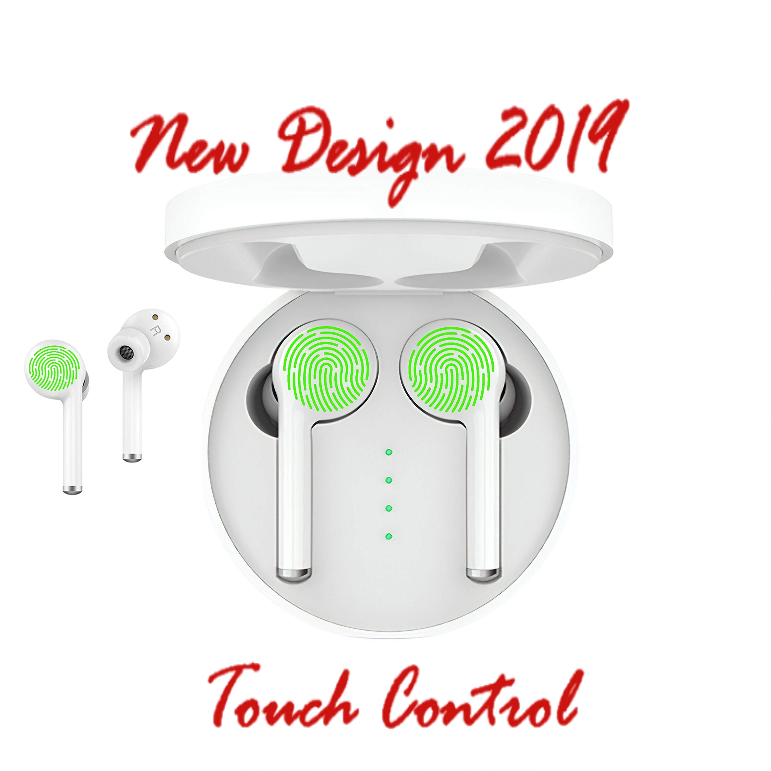 Wireless bluetooth headphones for Gym | True Wireless Bluetooth 5.0 earbuds | bluetooth wireless earphones for iPhone and Android Phones | headsets bluetooth wireless with microphone and charging case