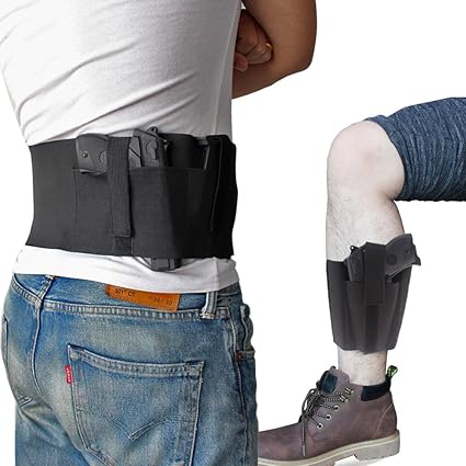 Amazon Com Creatrill Bundle Of Belly Band Ankle Holster