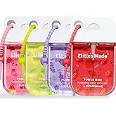 Elitles Made Hand Sanitizer Spray, 4Pack Spray Hand Sanitizer Travel Size With Cute Keychain, Scented Power Mist Hydrating for Kids Christmas Gifts, 1.35FL.OZ (Watermelon,Strawberry,Lemon,Lavender