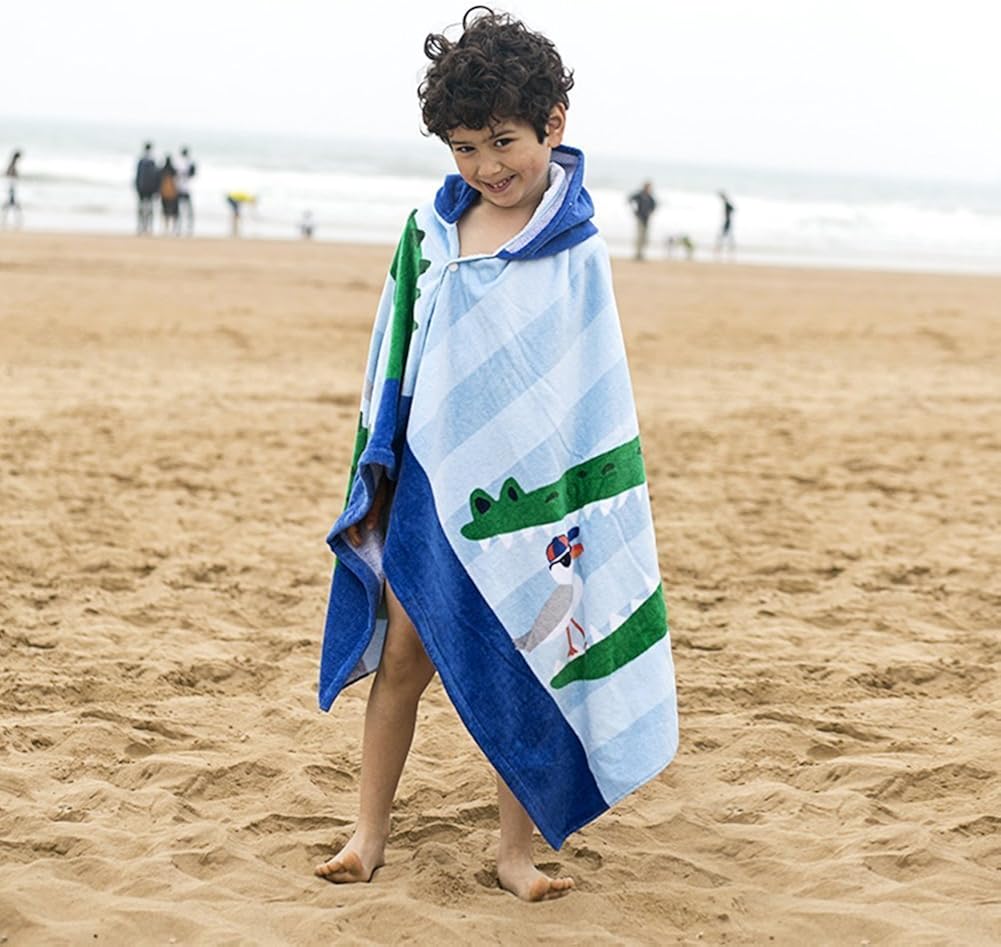 Serviettes Amknn Serviette De Bain Enfant Garcon Enfants A Capuche Serviette De Bain De Plage Grande Poncho De Bain De Plage Serviette De Bain Surfing Cuisine Maison Lemoncitylive Com