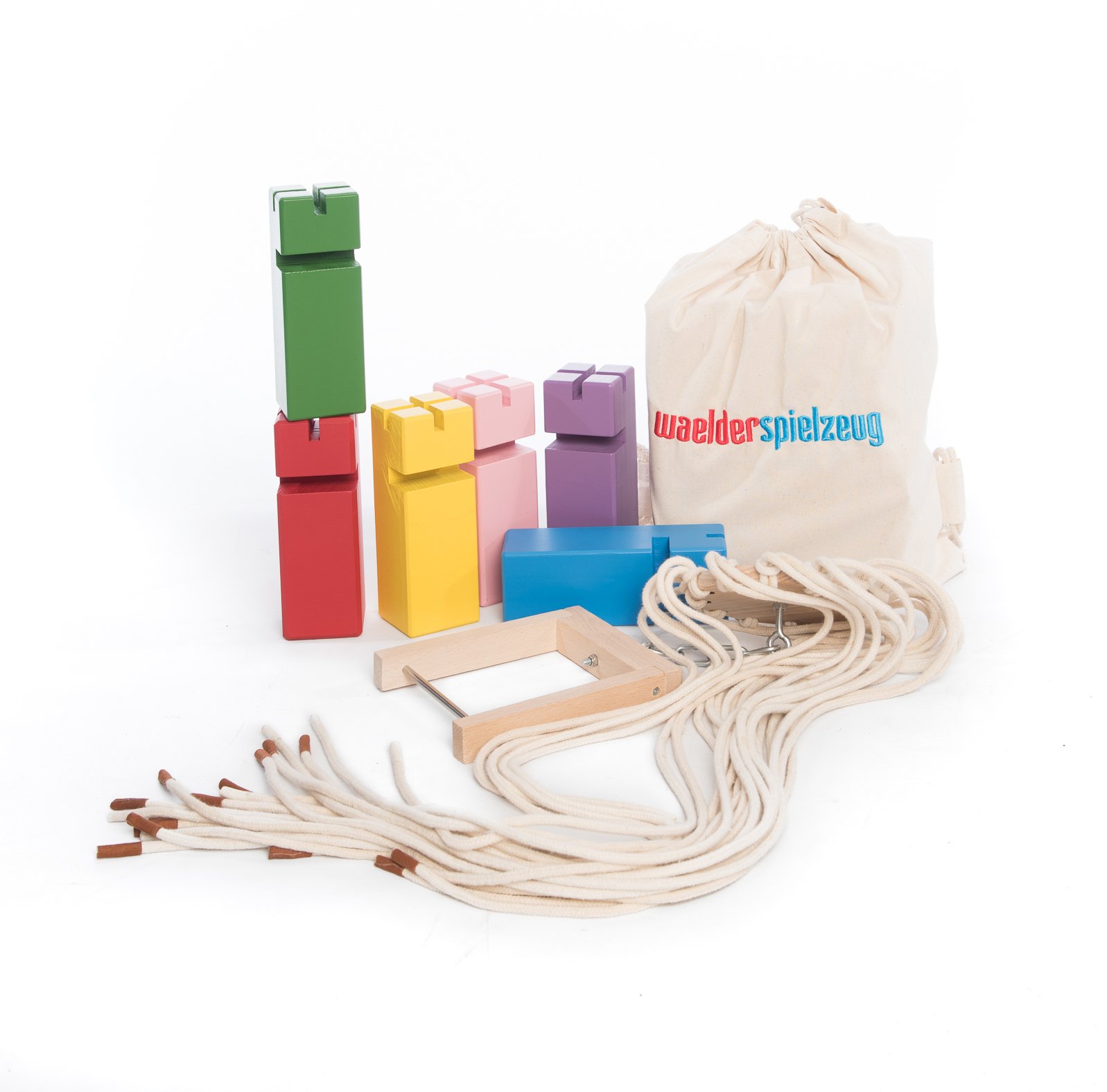 Froebel Tower – The original beech wood model (Classical (8-99 years), with cotton bag, Multicoloured)