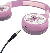 Lexibook Disney Stitch 2 in 1 Wireless Wired Headphones Pink HPBT010D1 view 7