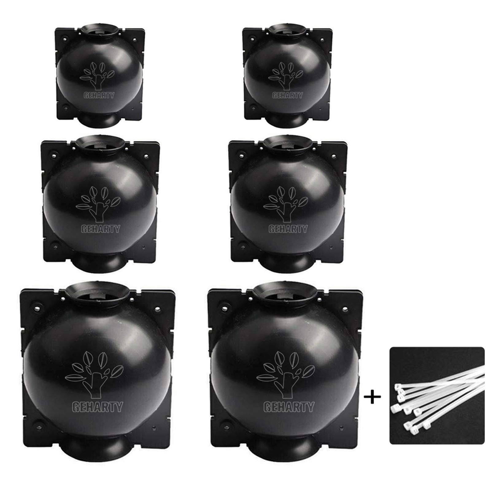 Photo 1 of GEHARTY Plant Root Growing Box, Root Booster for Fast Plant Reproduction Pod, 6 Pack Combination Reasable Plant Root Growing Ball?Black?