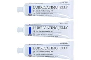 Henry Schein Sterile Lubricating Jelly – 4 oz Flip-Top Tubes, 3-Pack – Water-Soluble, Non-Greasy Formula for Medical and Personal Use, Easy Dispensing and Application