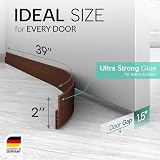 Vellure 5x Premium Door Draft Excluder Strip 2in x 39in Silicone view 2