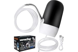 vervecling Oil Pump Extractor, Upgraded Self-Powered Electric Oil Change Pump, No Need Powered by Car, Engine Oil Transfer Pump, Fluid Transfer Pump for Marine, Boat, Car, ATV, RV, Truck, Motorbike