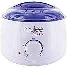 Mylee Professional Electric Wax Heater for All Wax Types, Wax Melter For Depilatory Hair Removal Warmer with Adjustable Temperature and Built-in Thermo Safety Control, Removable 500ml Container